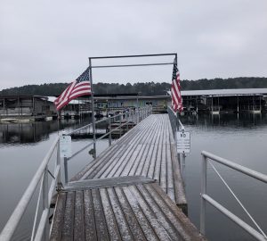 Dock In Snow